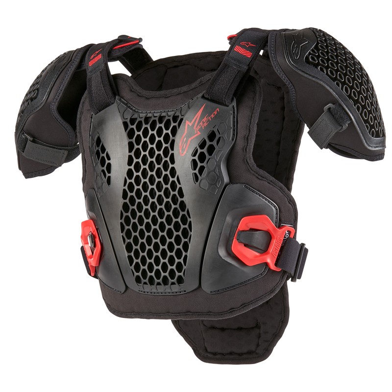 OCHRANIACZ KLATKI PIERSIOWEJ ALPINESTARS JUNIOR BIONIC ACTION BLACK RED 