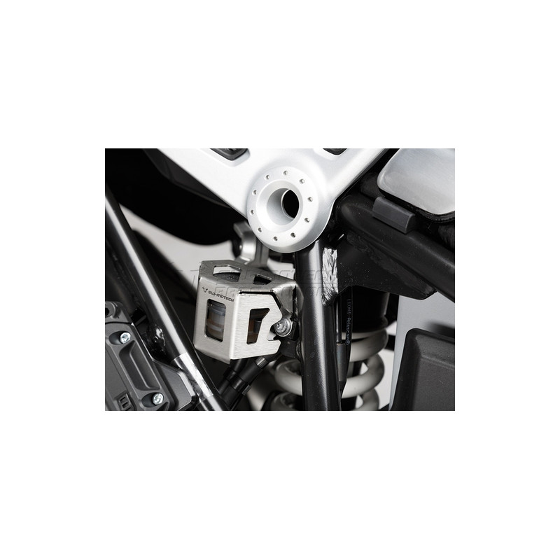 OSŁONA ZBIORNIKA PŁYNU HAMULCOWEGO SW-MOTECH BMW R NINET (14-)/SCRAMBLER (16-), SILVER