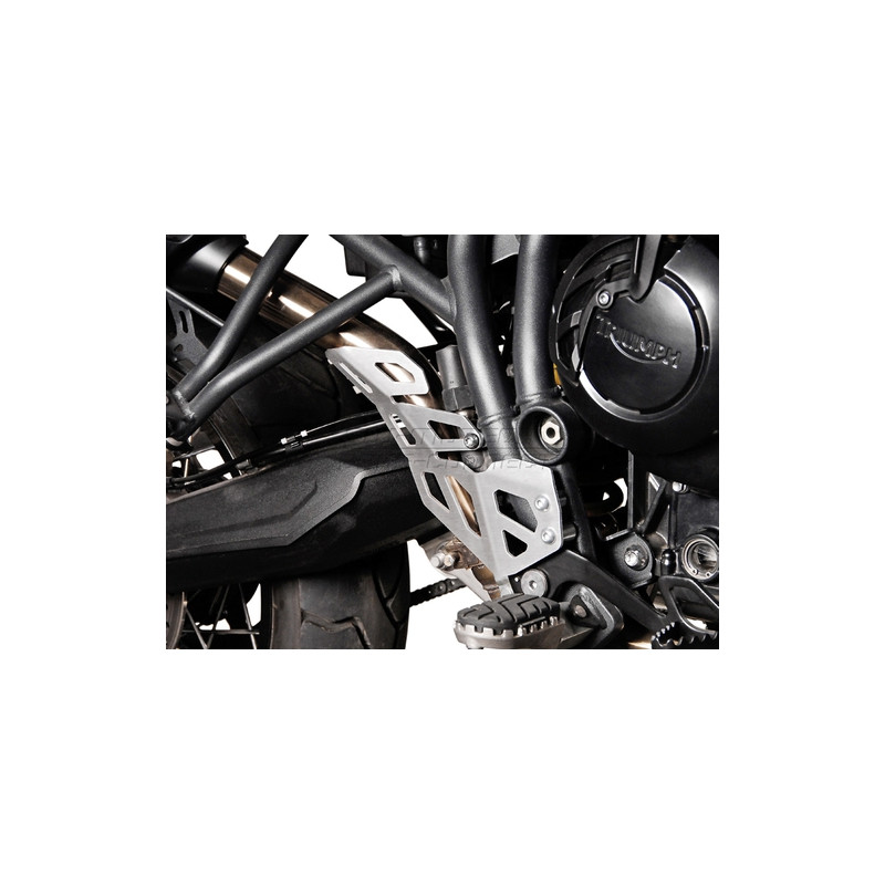 OSŁONA PIĘTY NA PRAWĄ STRONĘ SW-MOTECH TRIUMPH TIGER 800 MODELS (10-), SILVER