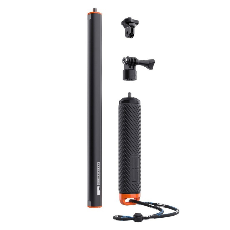 UCHWYT PŁYWAJACY MODUŁOWY DO KAMERY GOPRO SP GADGET SECTION POLE SET BLACK/ORANGE
