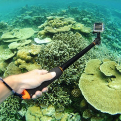 UCHWYT PŁYWAJACY MODUŁOWY DO KAMERY GOPRO SP GADGET SECTION POLE SET BLACK/ORANGE