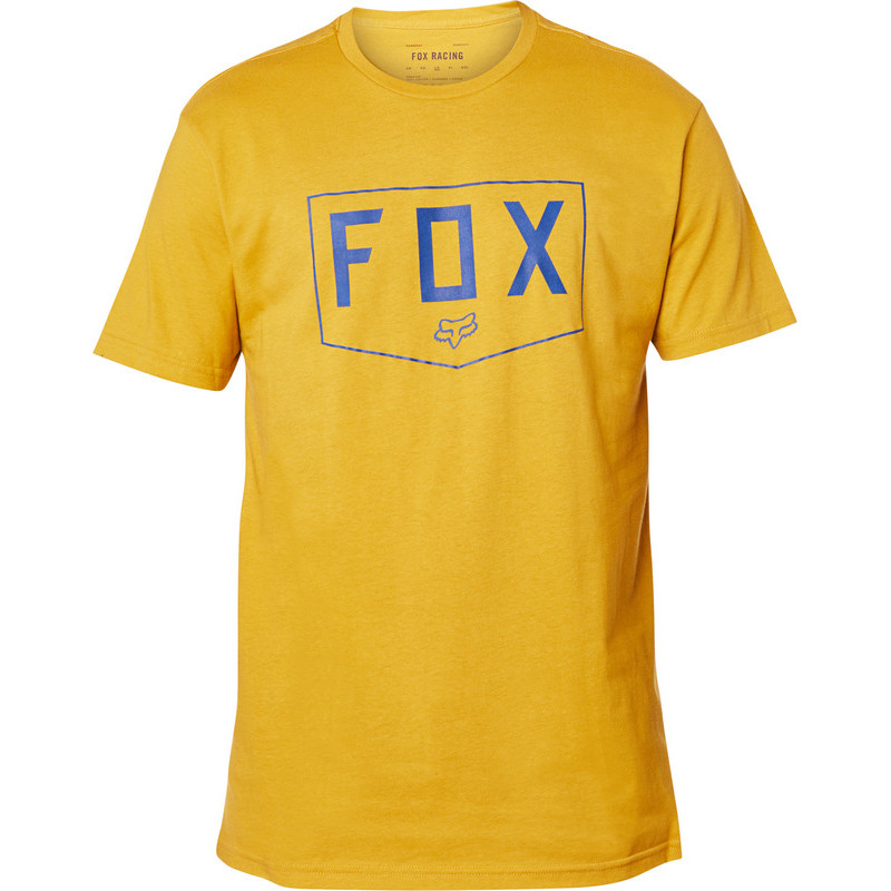 T-SHIRT FOX SHIELD PREMIUM MUSTARD  ENDURO CROSS