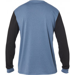 KOSZULKA FOX Z DŁUGIM RĘKAWEM SHIELD TECH BLUE STEEL  ENDURO CROSS