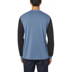 KOSZULKA FOX Z DŁUGIM RĘKAWEM SHIELD TECH BLUE STEEL  ENDURO CROSS