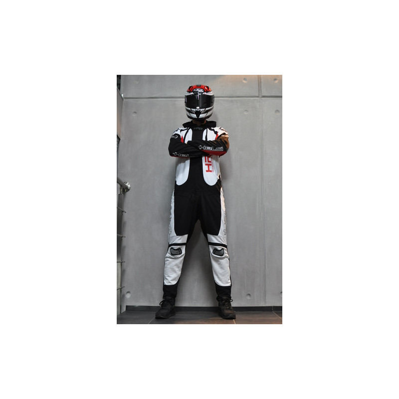 KOMBINEZON HELD SLADE JUMPSUIT BLACK/RED 