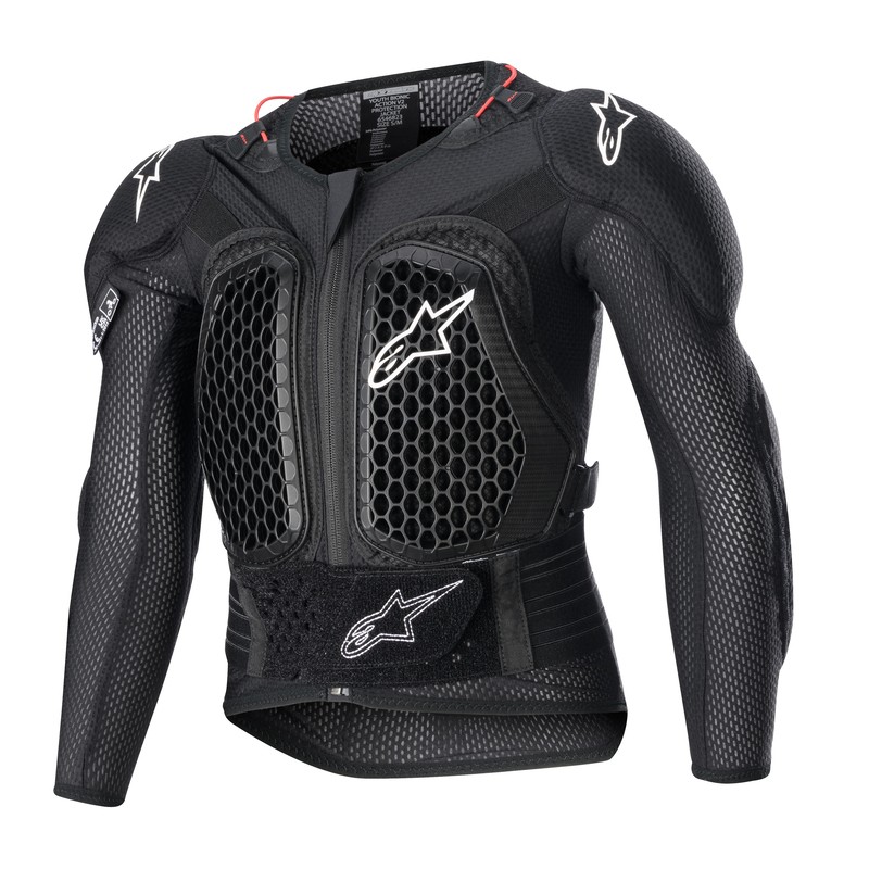 KOSZULKA Z OCHRANIACZAMI ALPINESTARS JUNIOR BIONIC ACTION V2 BLACK 