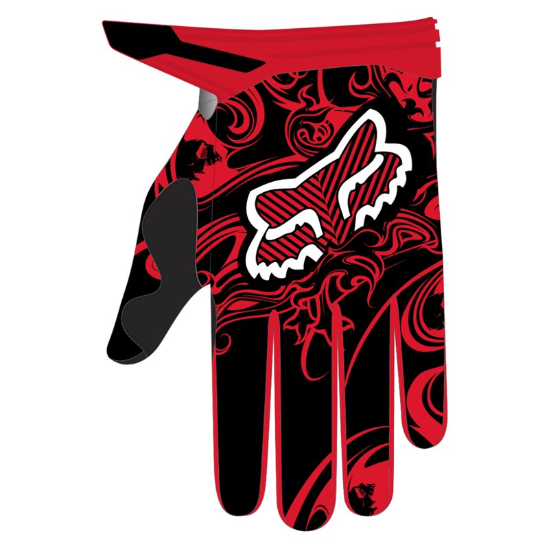 RĘKAWICE FOX 180 GOAT ENCORE BLACK/RED  ENDURO CROSS