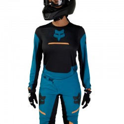 BLUZA FOX LADY FLEXAIR OPTICAL MAUI BLUE  ENDURO CROSS