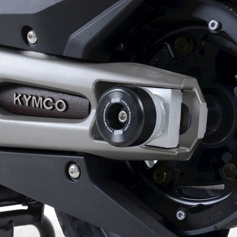 SLIDERY WAHACZA, KYMCO AK550 18-, BLACK