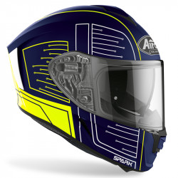 KASK AIROH SPARK CYRCUIT BLUE MATT 