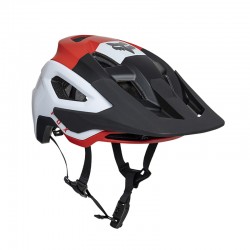 KASK ROWEROWY FOX SPEEDFRAME PRO KLIF FLUORESCENT RED  ENDURO CROSS