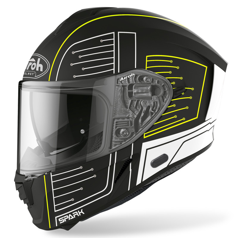 KASK AIROH SPARK CYRCUIT BLACK MATT 