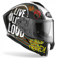 KASK AIROH SPARK ROCK N ROLL BLACK GLOSS 