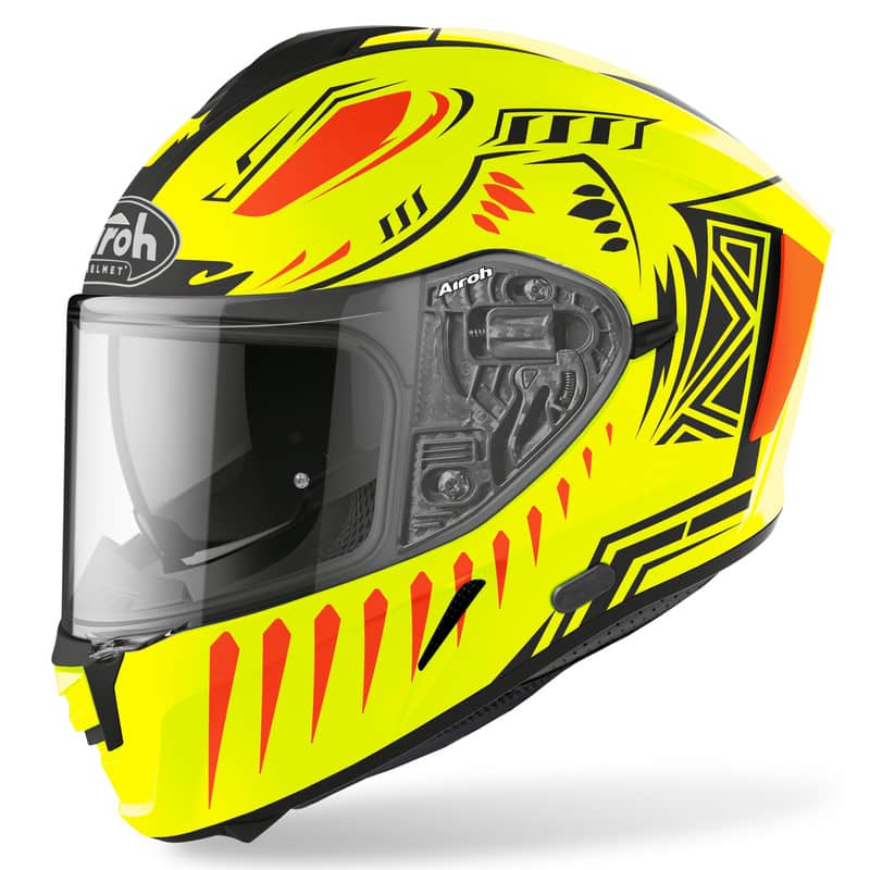 KASK AIROH SPARK VIBE YELLOW FLUO MATT 