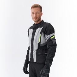 KURTKA TEKSTYLNA REBELHORN SCOUT BLACK/GREY/FLUO YELLOW 