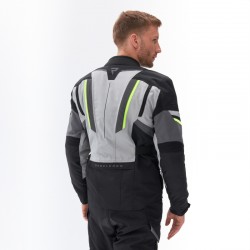 KURTKA TEKSTYLNA REBELHORN SCOUT BLACK/GREY/FLUO YELLOW 