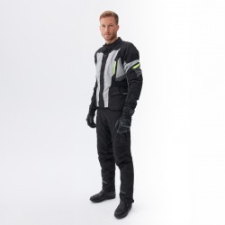 KURTKA TEKSTYLNA REBELHORN SCOUT BLACK/GREY/FLUO YELLOW 