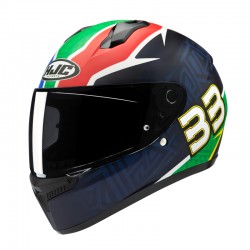 KASK HJC C10 BB33 BLACK/ BLUE 