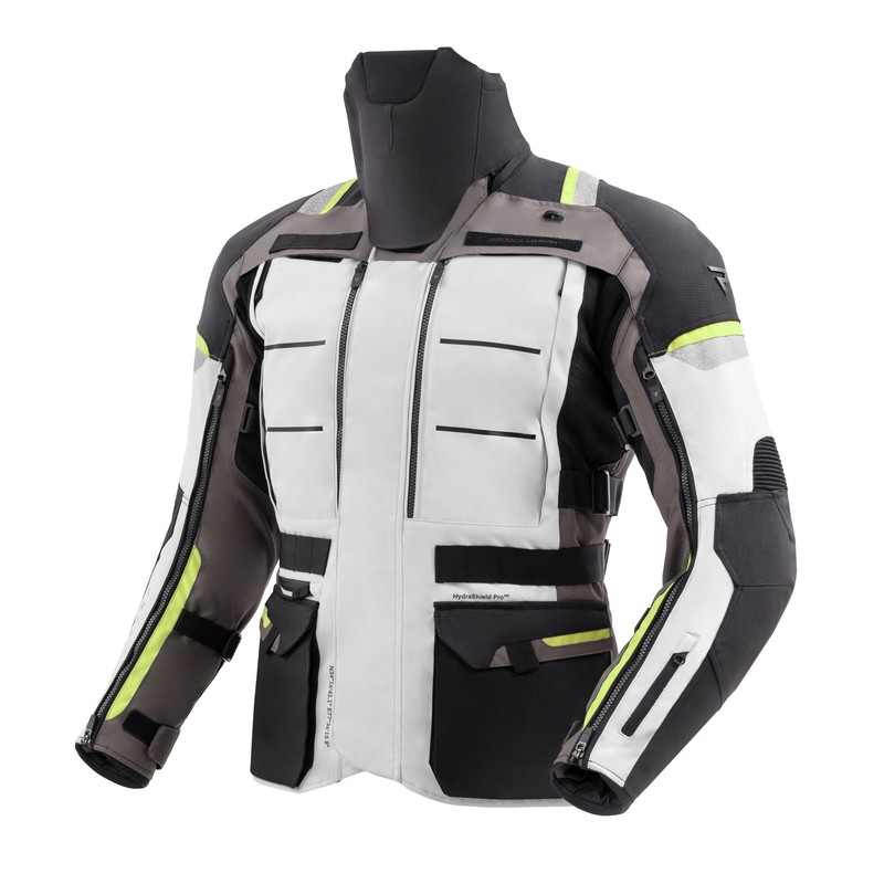 KURTKA TEKSTYLNA REBELHORN CUBBY V BLACK/GREY/FLUO YELLOW 