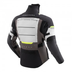 KURTKA TEKSTYLNA REBELHORN CUBBY V BLACK/GREY/FLUO YELLOW 