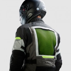 KURTKA TEKSTYLNA REBELHORN CUBBY V BLACK/GREY/FLUO YELLOW 