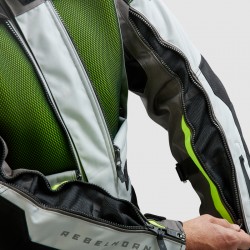 KURTKA TEKSTYLNA REBELHORN CUBBY V BLACK/GREY/FLUO YELLOW 