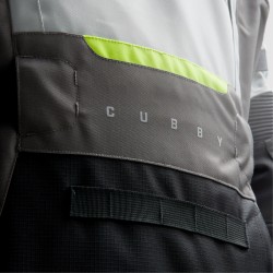 KURTKA TEKSTYLNA REBELHORN CUBBY V BLACK/GREY/FLUO YELLOW 