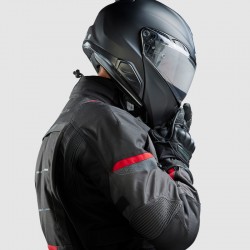 KURTKA TEKSTYLNA REBELHORN CUBBY V BLACK/ANTHRACITE/RED 