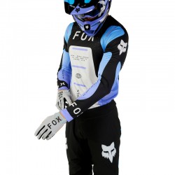 BLUZA FOX FLEXAIR MAGNETIC BLACK/PURPLE  ENDURO CROSS