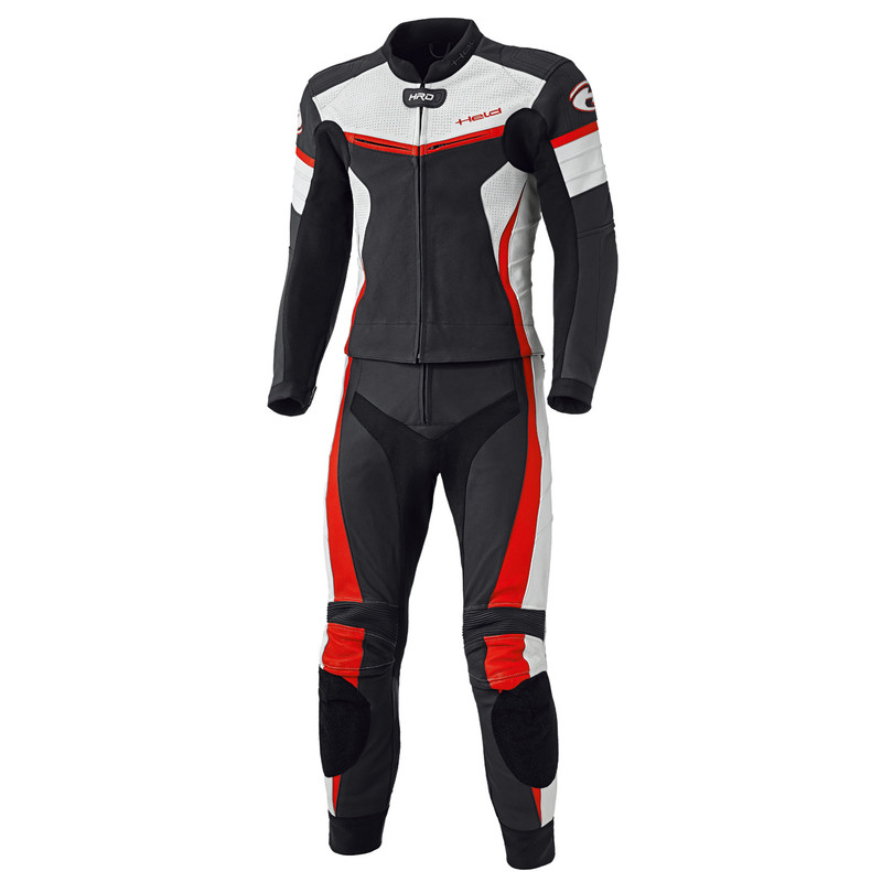 KOMBINEZON SKÓRZANY HELD SPIRE BLACK/RED 
