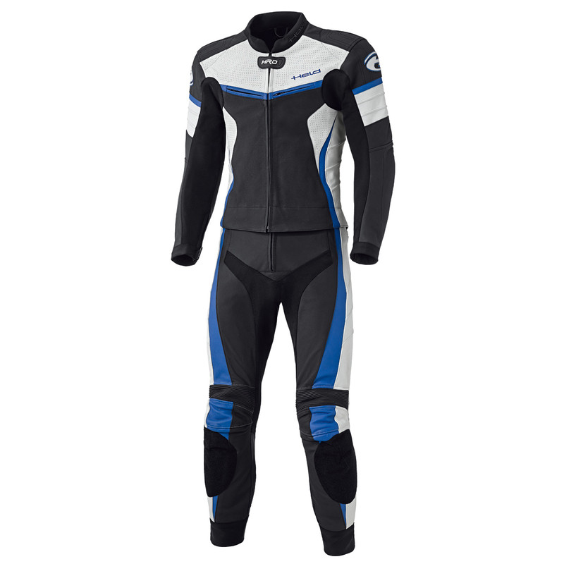 KOMBINEZON SKÓRZANY HELD SPIRE BLACK/BLUE 