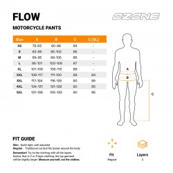 SPODNIE TEKSTYLNE OZONE FLOW BLACK XS