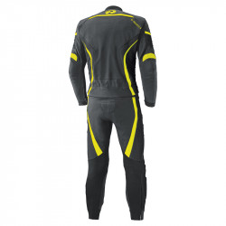 KOMBINEZON SKÓRZANY HELD SPIRE BLACK/FLUO YELLOW 