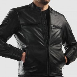 KURTKA SKÓRZANA REBELHORN HUNTER II BLACK 