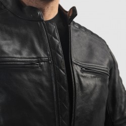 KURTKA SKÓRZANA REBELHORN HUNTER II BLACK 