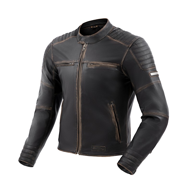 KURTKA SKÓRZANA REBELHORN HUNTER II VINTAGE BROWN 