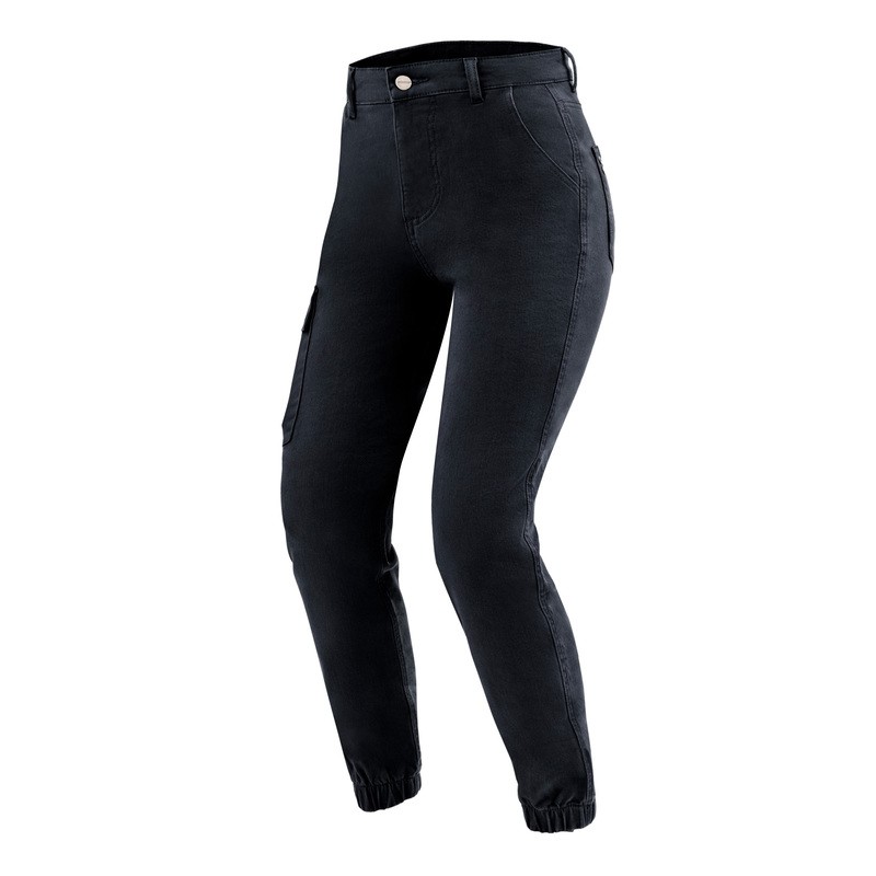 SPODNIE JEANS OZONE JANE LADY JOGGER FIT BLACK W24L30 SPODNIE JEANS OZONE JANE LADY JOGGER FIT BLACK W24L30