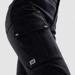 SPODNIE JEANS OZONE JANE LADY JOGGER FIT BLACK W24L30