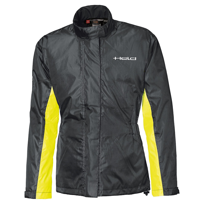 KURTKA PRZECIWDESZCZOWA HELD SPUME TOP BLACK/FLUO YELLOW 