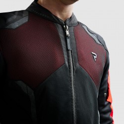 KURTKA TEKSTYLNA REBELHORN JAX BLACK/RED 