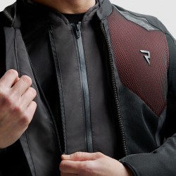 KURTKA TEKSTYLNA REBELHORN JAX BLACK/RED 