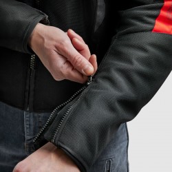 KURTKA TEKSTYLNA REBELHORN JAX BLACK/RED 