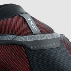 KURTKA TEKSTYLNA REBELHORN JAX BLACK/RED 