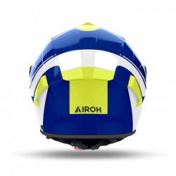 KASK AIROH SPARK 2 CHRONO BLUE/YELLOW GLOSS 