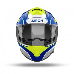 KASK AIROH SPARK 2 CHRONO BLUE/YELLOW GLOSS 
