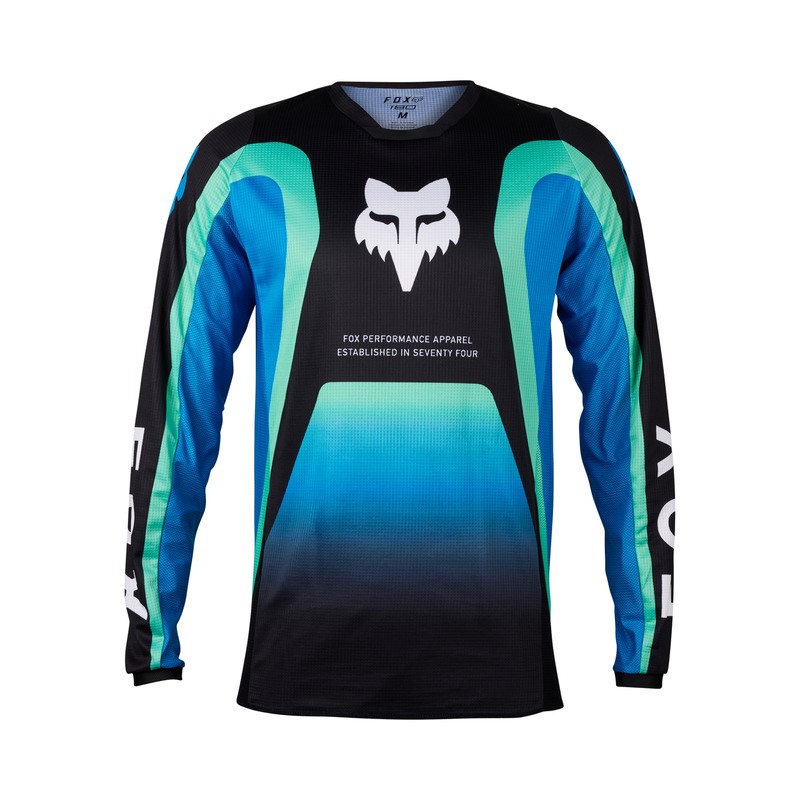 BLUZA FOX 180 BALLAST BLACK/BLUE  ENDURO CROSS