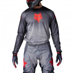 BLUZA FOX 180 INTERFERE GREY/RED  ENDURO CROSS