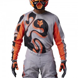 BLUZA FOX 180 EMOTION STEEL GREY  ENDURO CROSS