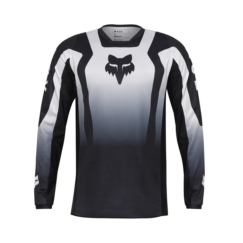 BLUZA FOX 180 LEAN-EXTD BLACK/WHITE  ENDURO CROSS