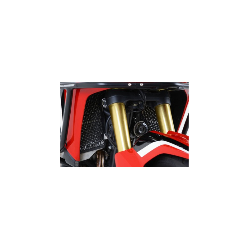 OSŁONA CHŁODNICY RG RACING HONDA CRF1000L AFRICA TWIN, STAL NIERDZEWNA, PARA